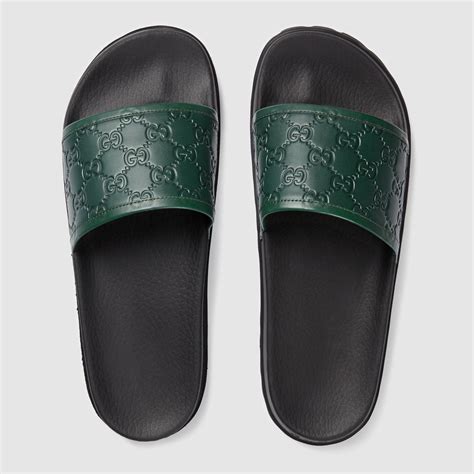 gucci slip-on men's|Gucci slides men real.